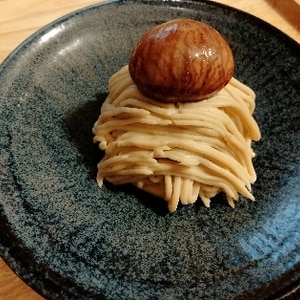 栗の渋皮煮deサクッと食べれるモンブランタルト☆